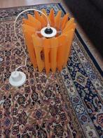 Oranje vintage 1960 hanglamp L30 B28, Ophalen, Zo goed als nieuw, Kunststof, Vintage