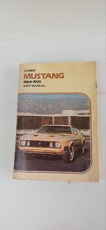 Clymer Mustang 1964-1973 Shop Manual beschikbaar voor biedingen