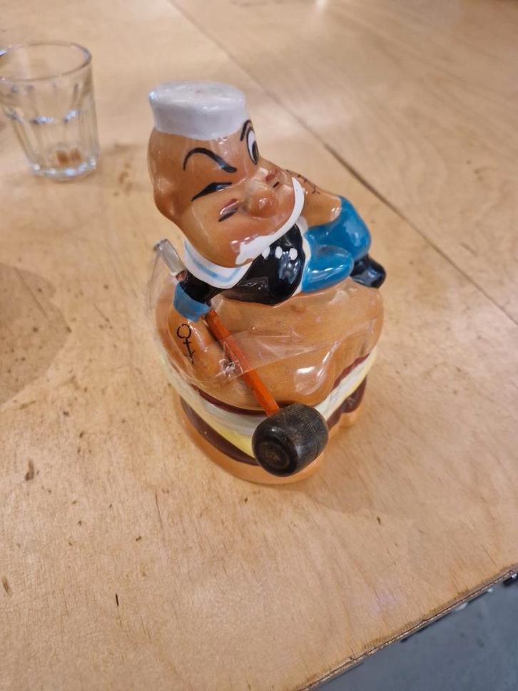 Vintage Popeye Spaarpot op Hamburger, Antiek en Kunst, Curiosa en Brocante, Ophalen of Verzenden