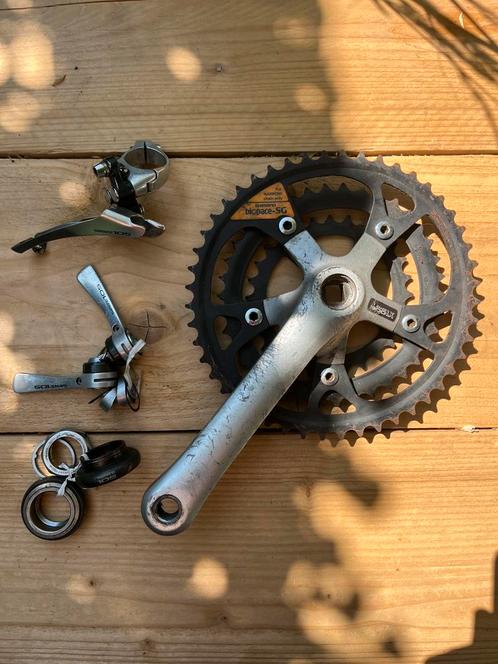 Shimano 105 & Exage 300LX onderdelen – 1 koop, Fietsen en Brommers, Fietsonderdelen, Gebruikt, Racefiets, Ophalen of Verzenden