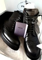 PRADA LAARZEN, MAAT 38 (NEW €1.250) NIEUW, ORIGINEEL💖💖💖, Prada, Zwart, Lage of Enkellaarzen, Nieuw