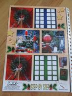 K54 kerst raam step by step knipvel, Ophalen of Verzenden, Nieuw, Kerst, Knipvel