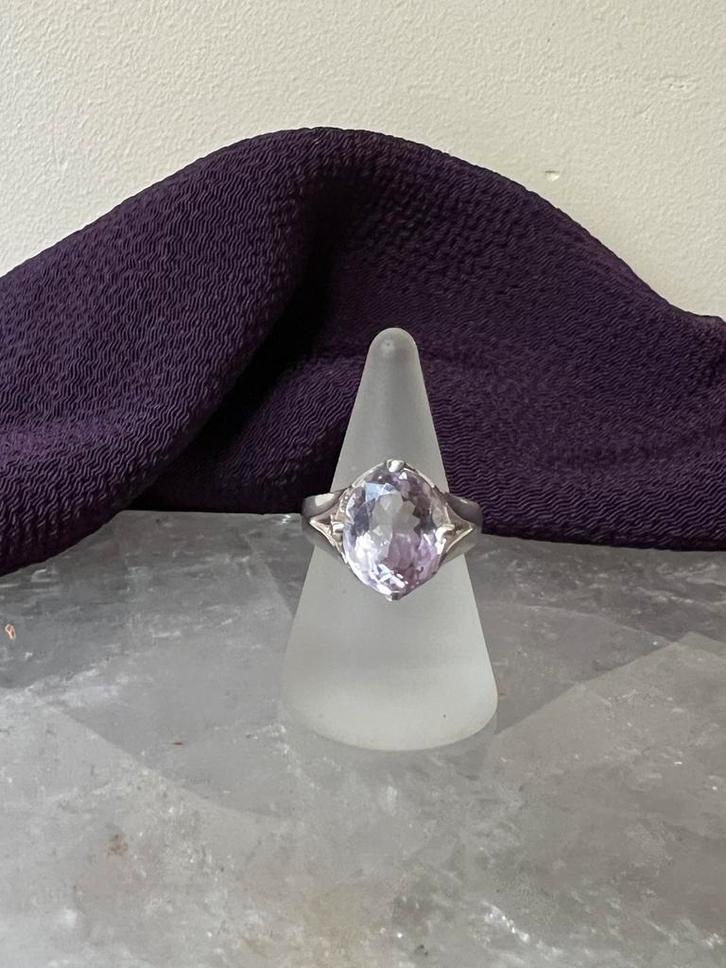 Lavendelkwarts amethist rozenkwarts geluk liefde magie uniek, Sieraden, Tassen en Uiterlijk, Ringen, Nieuw, Dame of Heer, 17 tot 18