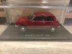 1:24 Peugeot 104 ZS 1976 Hachette Rood M/B, Hobby en Vrije tijd, Modelauto's | 1:24, Ophalen of Verzenden, Zo goed als nieuw, Auto