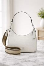 Coach Hobo Crossbody Tas – Chalk / Krijt (CJ842), Ophalen of Verzenden, Beige, Schoudertasje