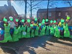 Carnaval kostuum slak groep opblaasbaar 13 stuks, Kleding | Dames, Carnavalskleding en Feestkleding, Ophalen of Verzenden, Zo goed als nieuw