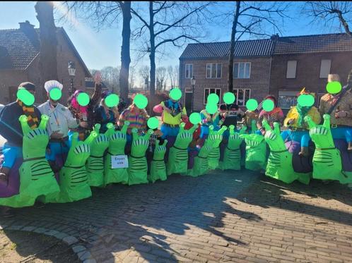 Carnaval kostuum slak groep opblaasbaar 13 stuks, Kleding | Dames, Carnavalskleding en Feestkleding, Zo goed als nieuw, Ophalen of Verzenden