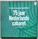 2LP box 75 jaar Nederlands cabaret Wim Ibo 1970, Nederlandstalig, Gebruikt, Ophalen of Verzenden, 12 inch