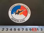 sticker leger koninklijke luchtmacht nederland, Verzamelen, Stickers, Ophalen, Zo goed als nieuw