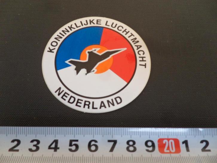 sticker leger koninklijke luchtmacht nederland, Verzamelen, Stickers, Zo goed als nieuw, Ophalen