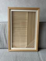 Super mooie papier art in massief houten lijst van HK Living, Ophalen, Minder dan 50 cm, 50 tot 75 cm, Zo goed als nieuw
