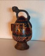 Vintage Art Pottery kruik uit Peru handbeschilderd, Antiek en Kunst, Ophalen of Verzenden