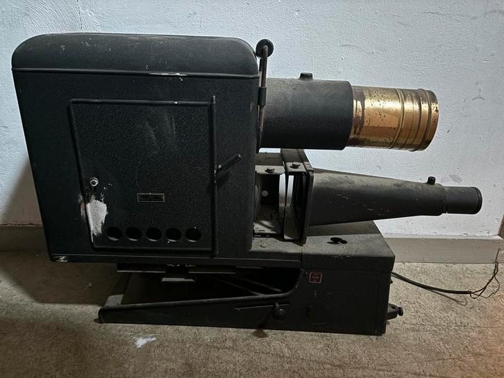 Antieke Balopticon Epidiascoop Diaprojector, Audio, Tv en Foto, Diaprojectors, Gebruikt, Ophalen