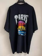 Balenciaga Paris Tropical T-Shirt Zwart Oversized Maat S, Kleding | Heren, T-shirts, Ophalen of Verzenden, Zo goed als nieuw, Zwart