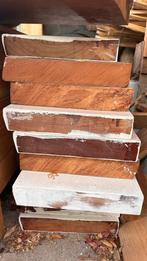 Houten Traptreden - 12 stuks, Doe-het-zelf en Verbouw, Hout en Planken, Ophalen, Gebruikt, 25 tot 50 mm, Plank