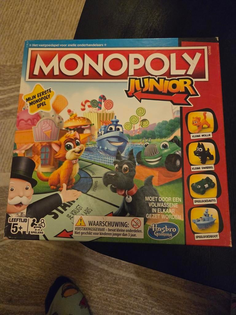 Monopoly Junior - Leuk en Leerzaam!, Ophalen, Gebruikt, Hasbro