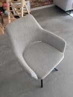 3 lichtgrijze draaibare stoelen Jesper Home, Huis en Inrichting, Stoelen, Ophalen, Zo goed als nieuw, Grijs