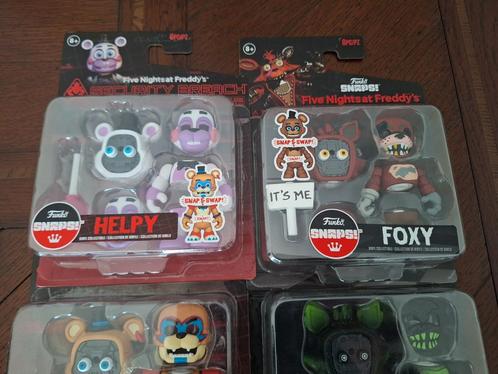 Five Nights at Freddy's funko snaps set van 9, Verzamelen, Poppetjes en Figuurtjes, Zo goed als nieuw, Ophalen