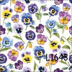 Servetten decoupage/bullet journal – viooltjes L1643, Verzenden, Nieuw, Materiaal