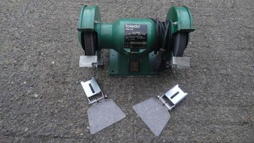 Z.G.A.N. Toledo TSM-125 werkbank slijpmachine (120 Watt), Doe-het-zelf en Verbouw, Gereedschap | Slijpmachines, Gebruikt, Werkbankslijpmachine
