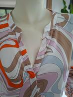 Herzen's angelegenheit 42 L echte zijden blouse top tuniek, Wit, Maat 42/44 (L), Ophalen of Verzenden, Zo goed als nieuw