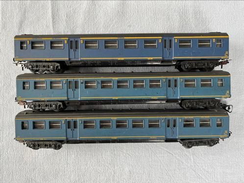 Lima NS Plan E rijtuigen 3x, Hobby en Vrije tijd, Modeltreinen | H0, Gebruikt, Wagon, Gelijkstroom of Wisselstroom, Lima, NS, Ophalen of Verzenden