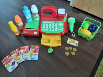 Speelgoed winkel met kassa beschikbaar voor biedingen
