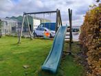 Schommel en glijbaan buiten, Kinderen en Baby's, Speelgoed | Buiten | Speeltoestellen, Ophalen, Gebruikt, Schommel