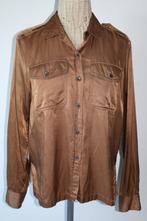 DRIES VAN NOTEN Prachtige blouse maat 42 / XL, DriesVanNoten.nl, Bruin, Dries van Noten, Ophalen of Verzenden