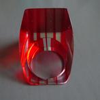Perspex Vintage Ring: rood, Sieraden, Tassen en Uiterlijk, Nieuw, 17 tot 18, Ophalen of Verzenden, Dame
