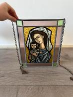Glas in lood Maria afbeelding, Ophalen, Overige typen, Zo goed als nieuw, Minder dan 80 cm