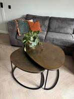 Salontafel/ Bijzettafel Bommel Meubelen - goud/ gold antique, Huis en Inrichting, Tafels | Salontafels, Ophalen, 50 tot 100 cm