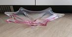 Vintage Val Saint Lambert schaal roze, Antiek en Kunst, Antiek | Glas en Kristal, Ophalen of Verzenden