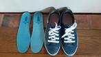 1X GEDRAGEN BLAUWE LEREN WOLKY LINDA SNEAKERS SCHOENEN 40, Ophalen of Verzenden, Zo goed als nieuw, Blauw, Sneakers of Gympen