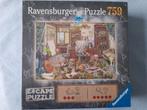 Ravensburger escape puzzel - da Vinci artist - nieuw, Ophalen of Verzenden, 500 t/m 1500 stukjes, Zo goed als nieuw, Legpuzzel