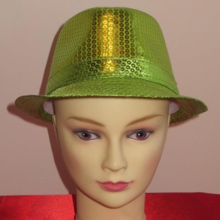 Pailletten hoeden, Kleding | Heren, Carnavalskleding en Feestkleding, Nieuw, Accessoires, Carnaval, Overige maten, Ophalen of Verzenden
