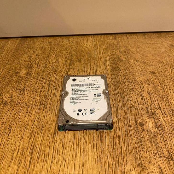 Seagate  80GB Hardeschijf 2,5 inch, Computers en Software, Harde schijven, Gebruikt, Laptop, Intern, HDD, SATA, Ophalen of Verzenden
