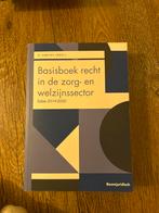 Basisboek Recht Zorg- en Welzijnssector, Boeken, Studieboeken en Cursussen, Ophalen of Verzenden, Gamma, Zo goed als nieuw, HBO