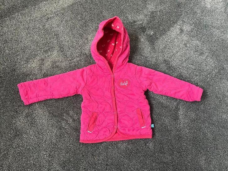 Reversible tussenjasje Lief! Lifestyle maat 62, Kinderen en Baby's, Babykleding | Maat 62, Zo goed als nieuw, Meisje, Jasje, Ophalen of Verzenden