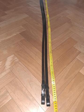 Dressuurteugel D’on Curb zwart leer 15 mm breed 142 lang +2 beschikbaar voor biedingen