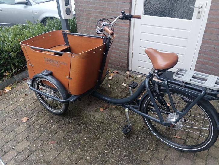 Babboe E-Curve bakfiets, Fietsen en Brommers, Fietsen | Bakfietsen, Gebruikt, Overige merken, 4 kinderen of meer, Elektrisch, Ophalen