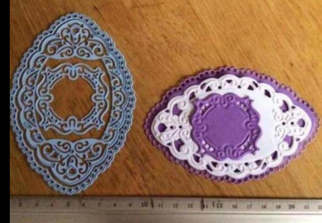 Snijmal set 3 delig ovaal van Marianne design 438, Ophalen of Verzenden, Zo goed als nieuw, Pons of Mal