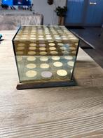 Waxinelichthouder voor 9 lichtjes met spiegelglas, Huis en Inrichting, Ophalen, Overige materialen, Gebruikt, Kaars