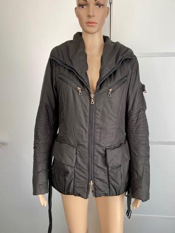 G479 Creenstone mt.40=M gewatteerde winterjas jas jack grijs beschikbaar voor biedingen