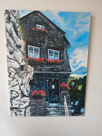 modern schilderij van acryl op canvas, Duitsland beschikbaar voor biedingen
