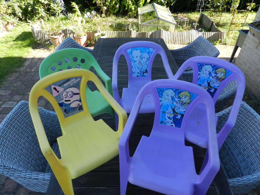 5x Kinderstoel (kuipstoel), Kinderen en Baby's, Ophalen, Gebruikt, Overige typen, Aanschuifbaar