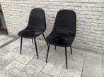 2 eetkamerstoelen, Huis en Inrichting, Stoelen, Ophalen, Twee, Zwart, Zo goed als nieuw
