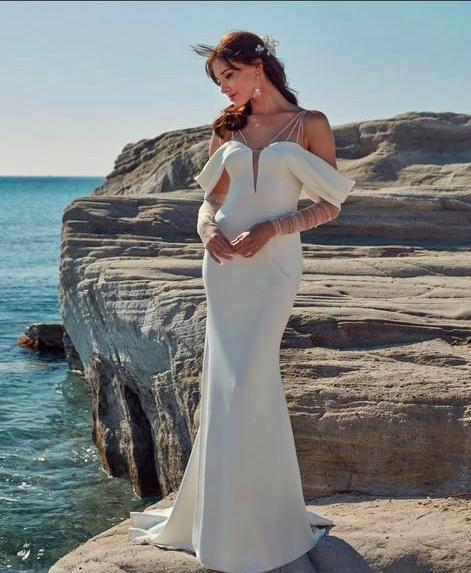 Vintage bruidsjurk / trouwjurk / witte jurk maat 40, Kleding | Dames, Trouwkleding en Trouwaccessoires, Zo goed als nieuw, Trouwjurk