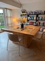 Eettafel vierkant 160x160, Huis en Inrichting, Tafels | Eettafels, Ophalen, Gebruikt, 150 tot 200 cm, Vierkant