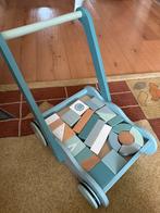 Little Dutch Loopwagen met blokken, Ophalen of Verzenden, Gebruikt, Overige merken